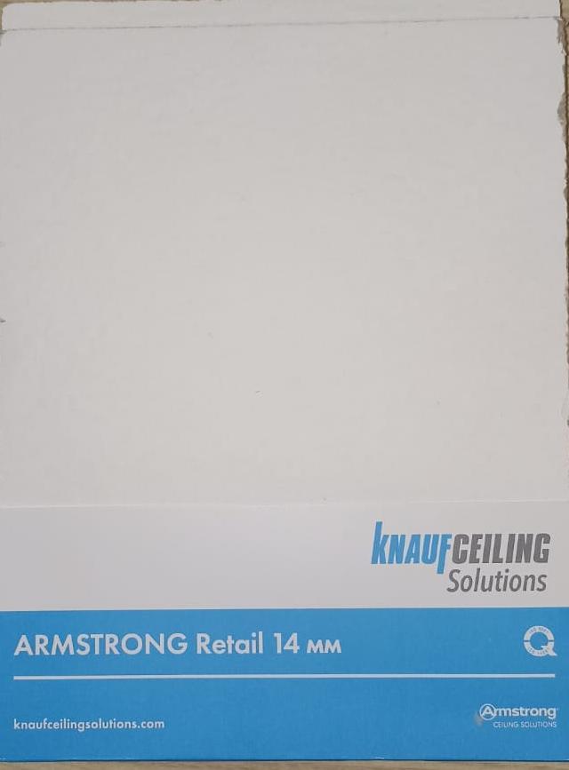 Потолочная плита Armstrong RETAIL Tegular 15 (Ретаил тегулар) 14 мм